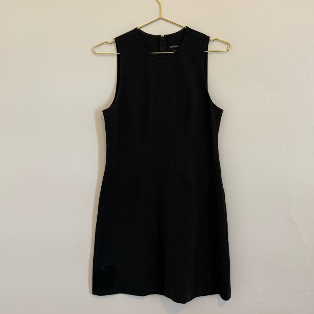 Everlane Black Sleeveless Mini Dress